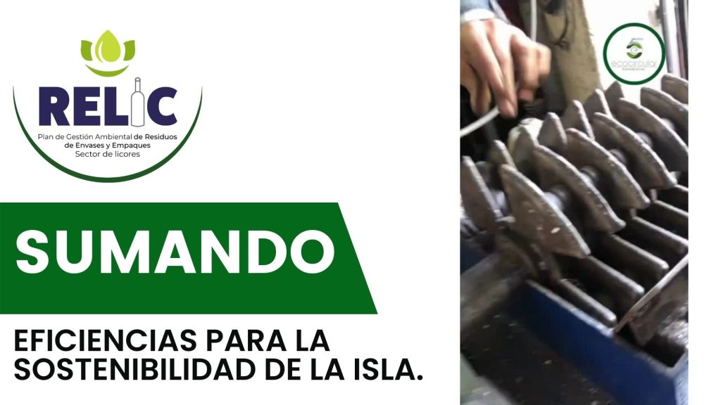 Relic instala en San Andrés Islas un molino para la transformación del casco de vidrio reciclado